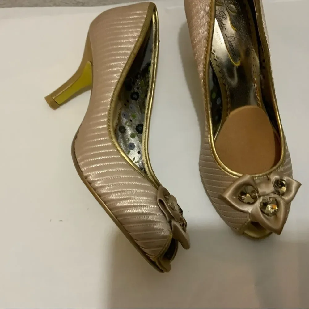 Poetic License Shoes Open-Toe Heels “Girls Best Friend Size 6.5